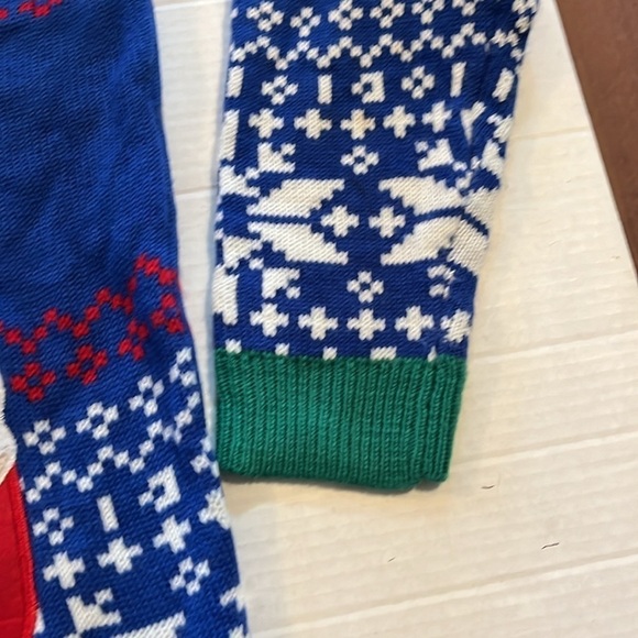 Holiday time-XL(46-48)-Ugly Christmas sweater. Santa in sunglasses embroidered. - Picture 7 of 15